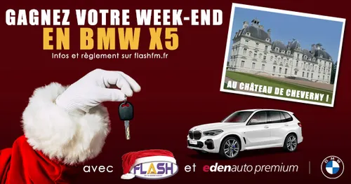 Gagnez un week-end en BMW X5 au Château de Cheverny !