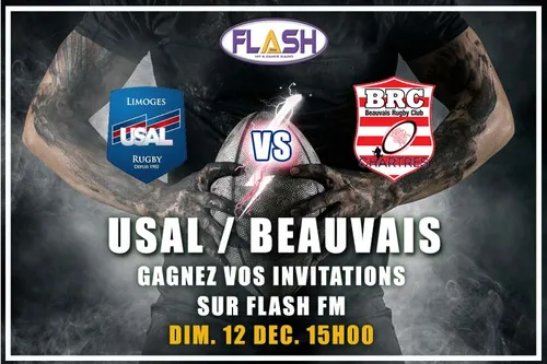 Rugby : Gagnez vos places pour USAL / Beauvais