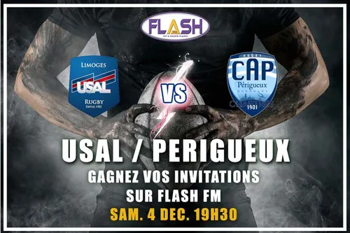 Rugby : Gagnez vos places pour USAL / Périgueux