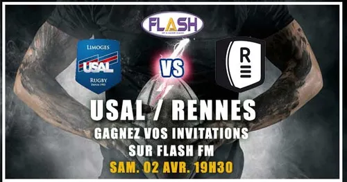 Rugby : Gagnez vos places pour USAL / Rennes