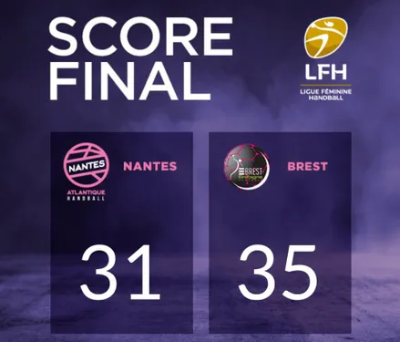 Hand : Brest s'impose à Nantes 35-31