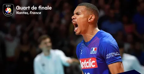 La France en 1/2 finale de l'Euro de Volley
