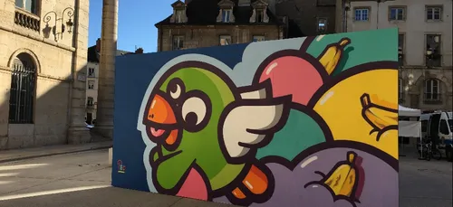 Le festival d'art urbain « Banana pshit » se poursuit à Dijon