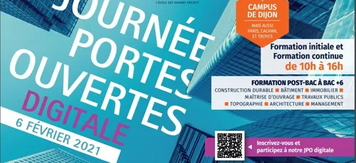 « Des portes ouvertes digitales » annoncées à l’ESTP Dijon