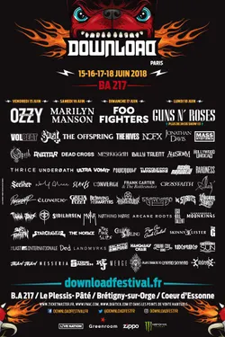 Nouvelle annonce du Download Festival 2018