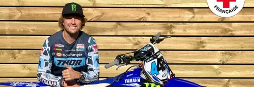 Le pilote Adrien Van Beveren met en vente sa moto pour la Croix Rouge
