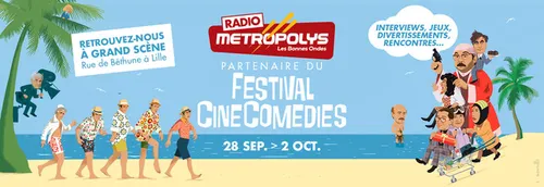 Metropolys partenaire du festival CinéComédies
