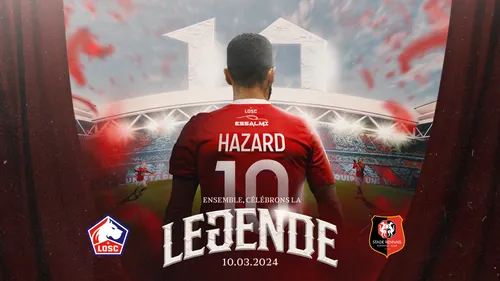 Eden Hazard à Lille dimanche
