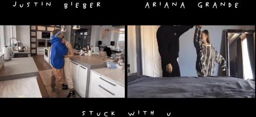 Stuck With U :  Ariana Grande et Justin Bieber dévoilent le clip...