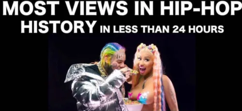 6ix9ine et Nicki Minaj battent un record sur YouTube