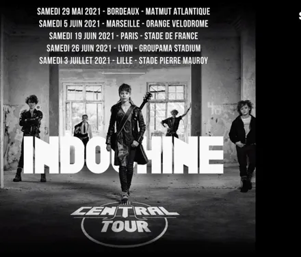 Le groupe Indochine passera par le Vélodrome en juin 2021