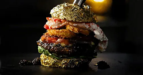 Voici le burger le plus cher du monde, avec des paillettes d'or...