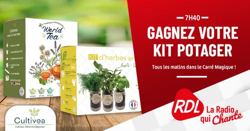 Gagnez votre Kit Potager avec Cultivea.fr sur RDL !