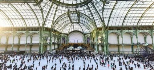 La patinoire du Grand Palais de Paris fait son grand retour