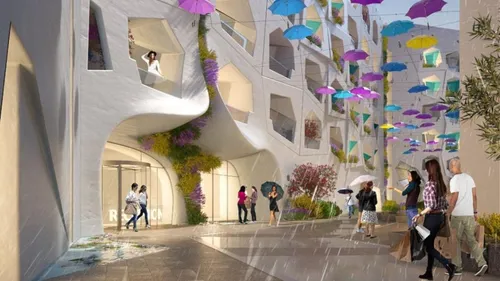 Dubaï va construire la première rue au monde où il pleut toute...