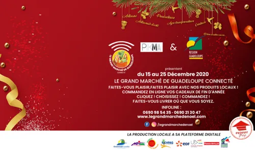La Guadeloupe lance son premier marché de Noël connecté