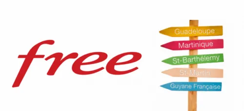 Free Mobile : le réseau enfin accessible en Guadeloupe, Martinique,...