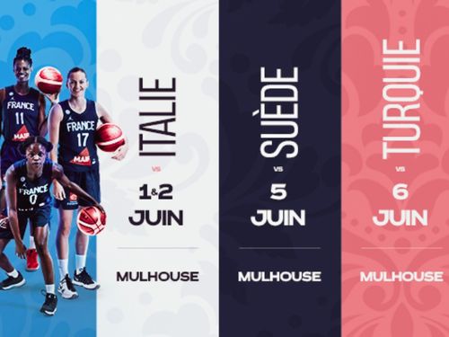 L'équipe de France féminine de Basket à Mulhouse 