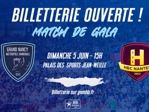 Vos invitations pour GNMHB contre HBC Nantes