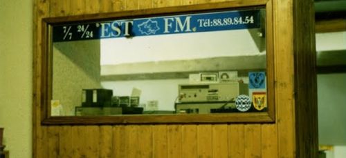 Les studios EST FM entre 1986/1989