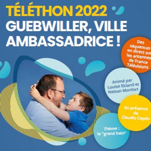 Guebwiller, ville ambassadrice du Téléthon 2022