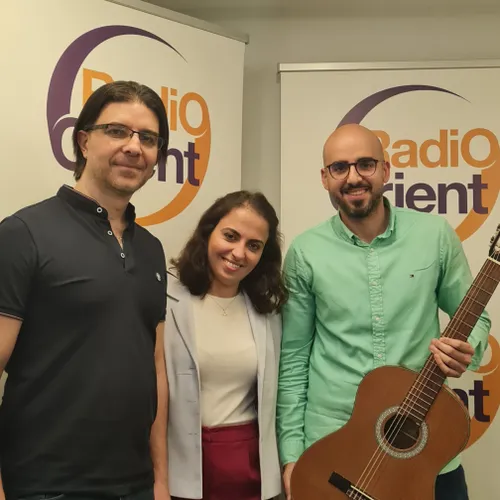 Les musiciens du spectacle  "Ambassadeur du bonheur "