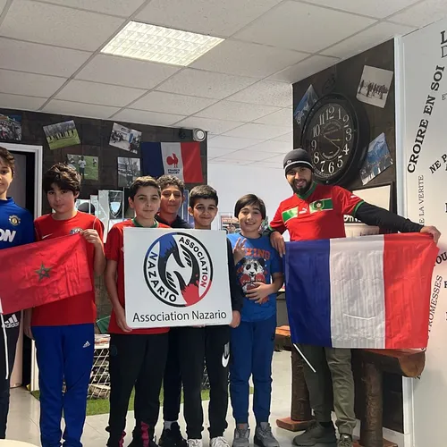Des jeunes vont regarder la demi-finale France/Maroc