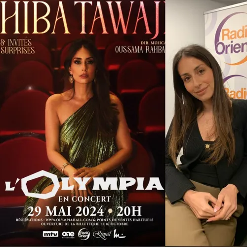 Hiba Tawaji à l'Olympia le 29 mai