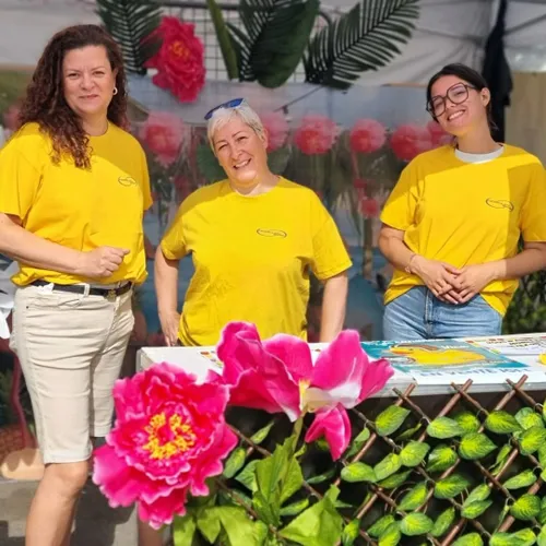 Karine Meslin (Vire Avenir) en direct de la Fête du Tour