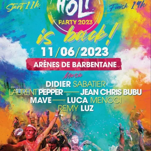 [ CULTURE / LOISIR ] HOLI PARTY - BARBENTANE