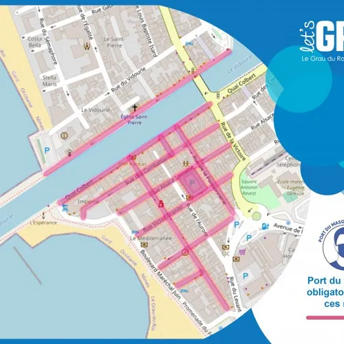 [ SOCIETE/SANTE ] Grau-du-Roi: Masque obligatoire en centre-ville...