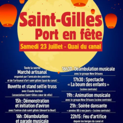 [ CULTURE / LOISIR ] PORT EN FÊTE - SAINT GILLES