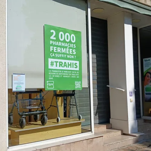 Rideau fermé pour les pharmacies