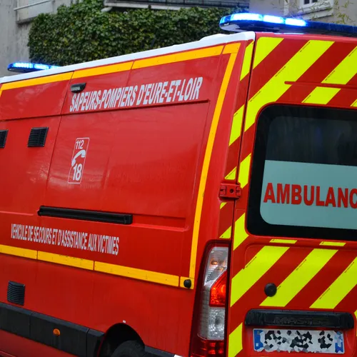Accident entre un poids-lourd et un utilitaire ce matin