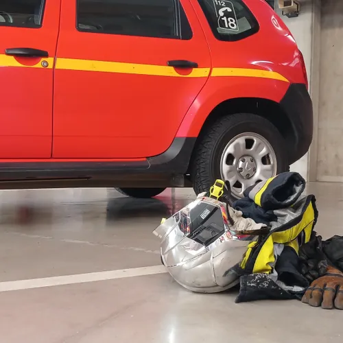 Accident sur la N154 à Challet