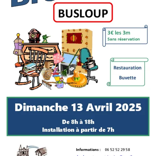 BUSLOUP (41) - Brocante de Busloup et son patrimoine