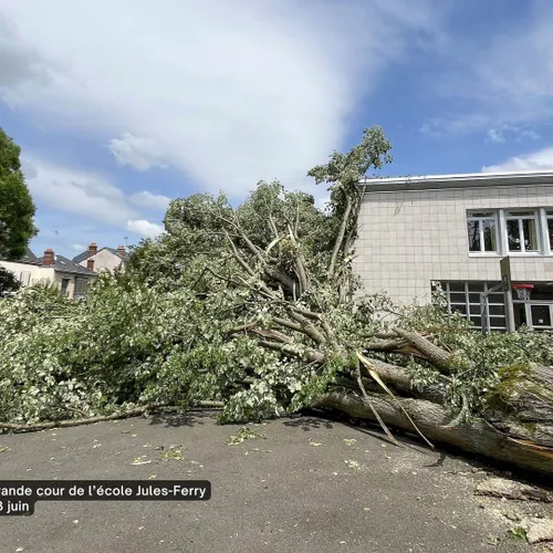 CHARTRES – De nombreux dégâts dans la ville après l'orage de...