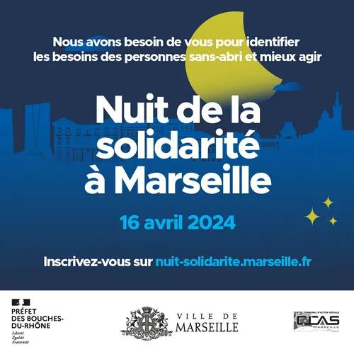 Marseille : inscrivez-vous pour la Nuit de la Solidarité !