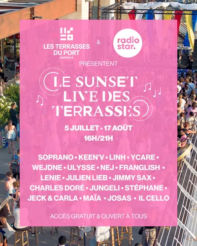 Les Sunset Live des Terasses