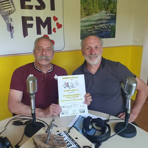 Jean-Luc et Sébastien JACOB sur EST FM (course des lavoirs)
