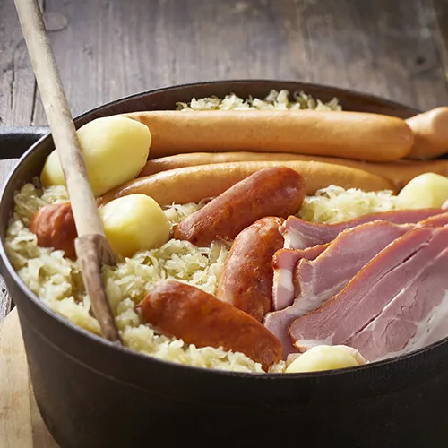 La choucroute d'Alsace