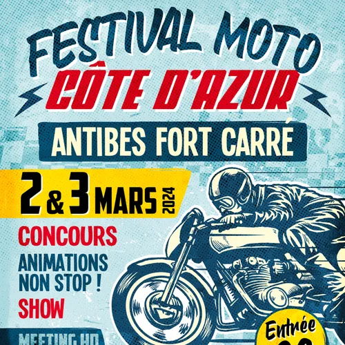 PARTENARIAT CANNES RADIO : LE FESTIVAL MOTO CÔTE D'AZUR  ANTIBES