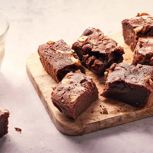 Brownie sans gluten aux noisettes et farine de sarrazin 