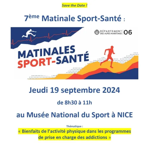 MATINALE SPORT SANTE : JEUDI 19/09/24 AU MUSEE NATIONAL DU SPORT