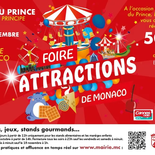 GAGNEZ DES INVITATIONS POUR LA FOIRE ATTRACTIONS DE MONACO