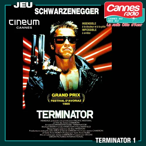 GAGNEZ DES PLACES POUR "TERMINATOR 1" AU CINEMA CINEUM A CANNES