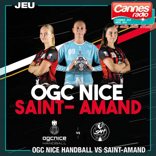 GAGNEZ VOS PLACES POUR LE MATCH OGC NICE HANDBALL vs SAINT AMAND