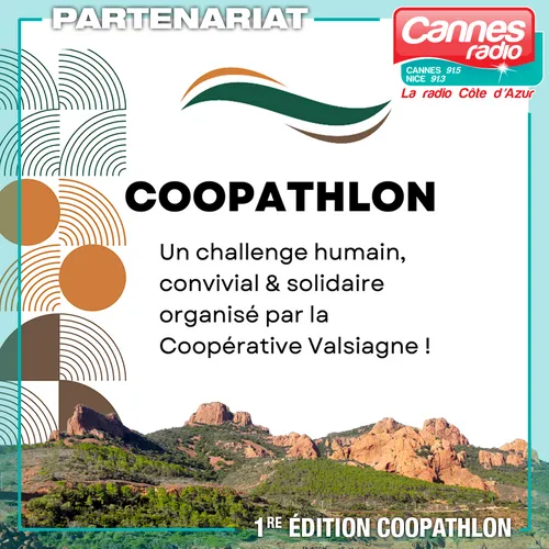 PARTENARIAT CANNES RADIO : COOPATHLON
