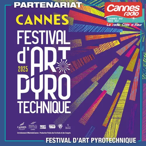 PARTENARIAT CANNES RADIO : LE FESTIVAL D'ART PYROTECHNIQUE DE CANNES