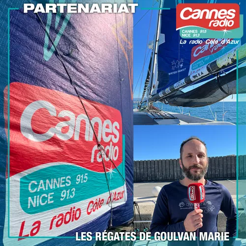 LES REGATES DE CANNES RADIO AVEC GOULVEN MARIE